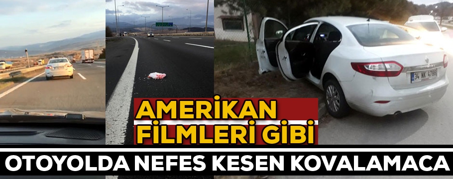 Bolu'da Amerikan filmlerini aratmayan kovalamaca