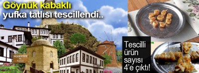 Göynük tatlısı tescillendi!