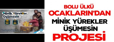 Ülkü Ocakları minik elleri ısıtacak