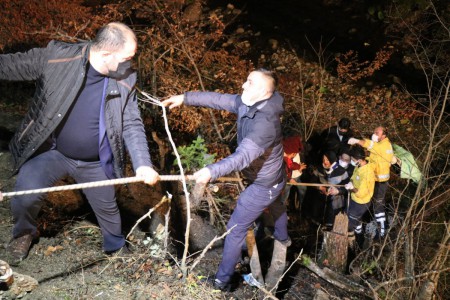 Bolu Dağı'nda sis ve sağanak etkili oluyor