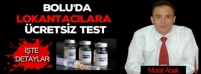 Lokantacılara ücretsiz test!