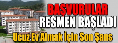 Ucuz ev almak için son şans