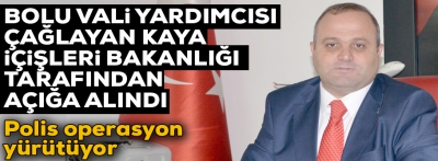 Vali Yardımcısı açığa alındı