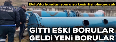 Başkan Özcan eski boruların içler acısı halini gösterdi