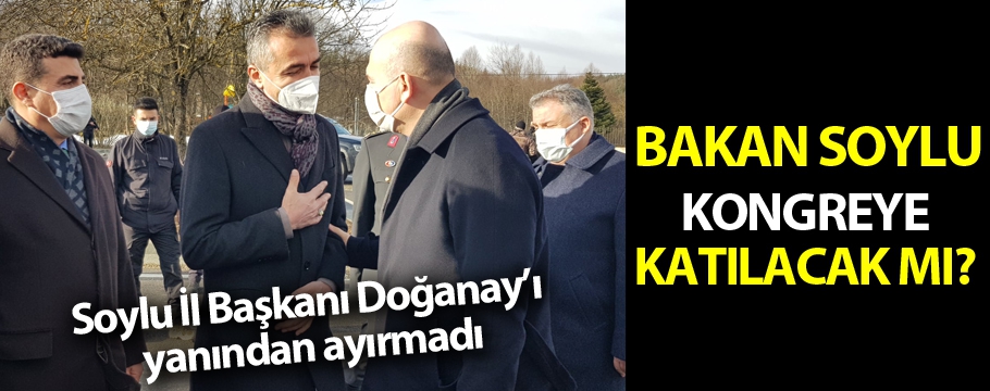 Bakan Soylu kongreye katılacak mı