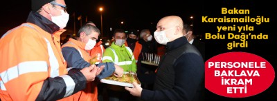 Bakan Karaismailoğlu Bolu Dağı'nda