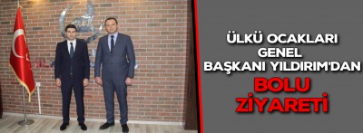 Ülkü Ocakları Genel Başkanı Yıldırım'dan Bolu Ziyareti