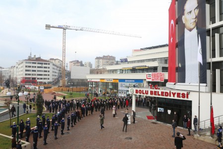 Bolu Belediye personeli mesaiye böyle başladı