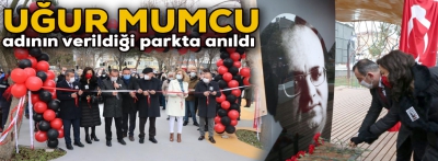 Uğur Mumcu, adının verildiği parkta anıldı