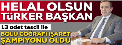 Bolu birinci oldu