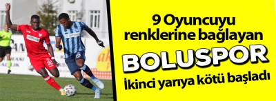 Boluspor ikinci yarıya kötü başladı 