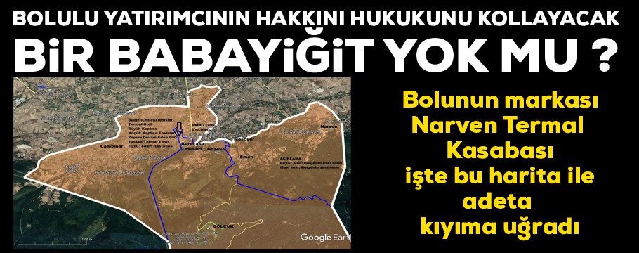 Bolu turizmine böyle mi sahip çıkacaksınız !