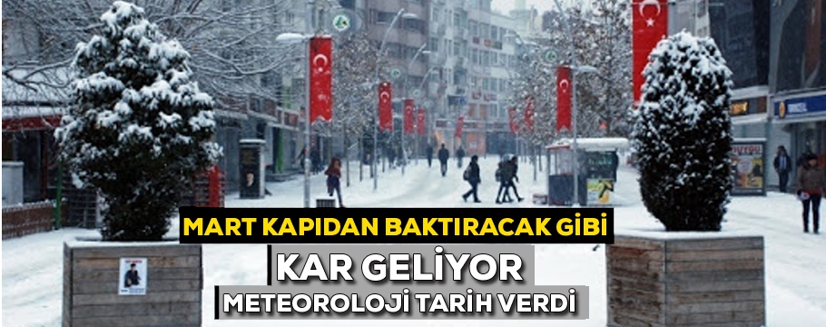 Hafta sonu Bolu'ya kar geliyor