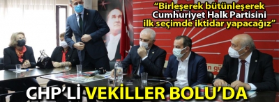 CHP'li vekiller Bolu'da 