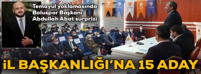 Temayülde Abdullah Abat sürprizi