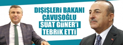 Bakan Çavuşoğlu, Güner’i tebrik etti 