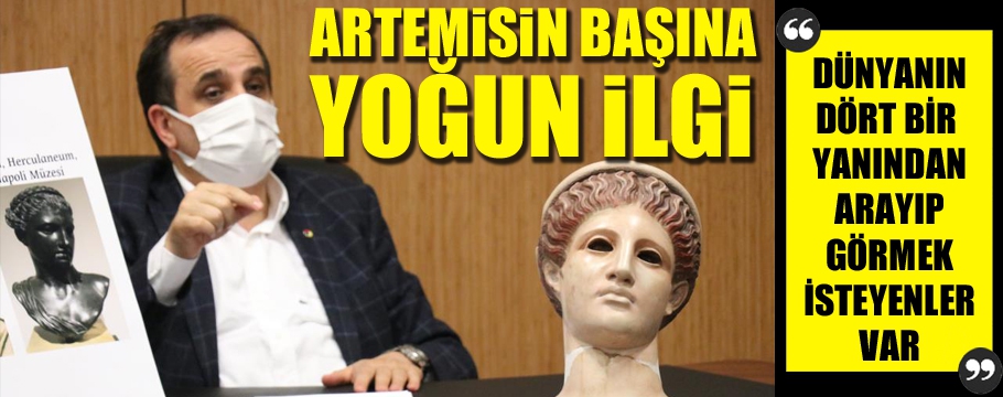 Artemis heykeline Avrupa'dan yoğun ilgi