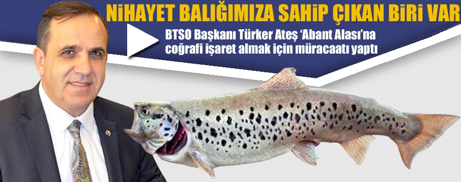 BTSO Abant Alasının patentini alıyor