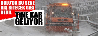 Bu sene Bolu'dan kış gitmeyecek gibi