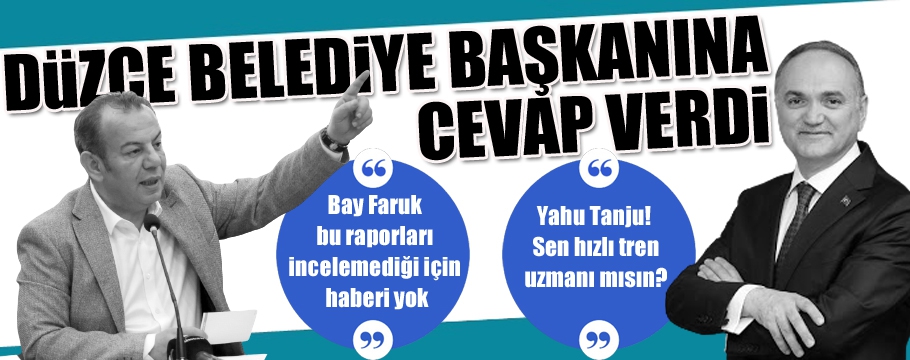 Başkan Özcan'dan Faruk Özlü'ye cevap