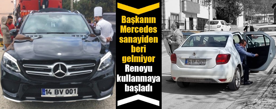 Başkan Özcan'ın makam aracı sanayiden beri gelmiyor