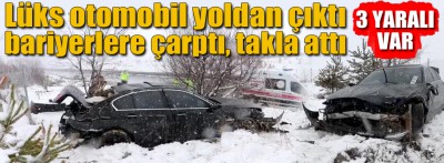 Trafik kazası; 3 yaralı