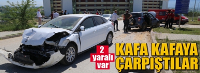 Otomobil ile cip çarpıştı: 2 yaralı