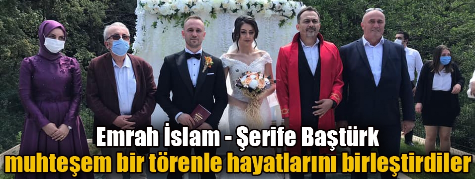 Emrah İslam dünya evine girdi