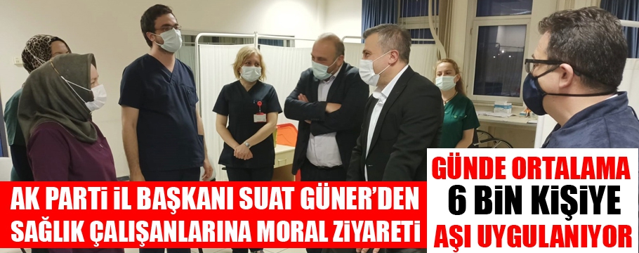 Suat başkandan moral ziyareti