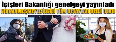  İçişleri Bakanlığı 1 Haziran normalleşme kararlarının detaylarını açıkladı