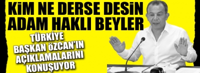 Başkan Özcan'ın açıklamaları trend oldu