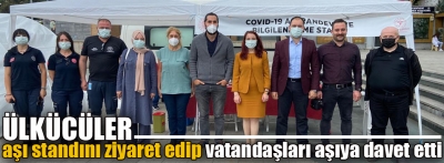 Ülkücüler sokağa inip vatandaşları aşıya davet etti