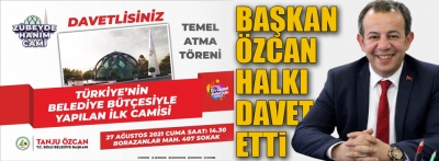 Başkan Özcan'dan davet var