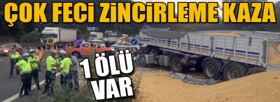 Otoyolda zincirleme kaza, ölü ve yaralılar var