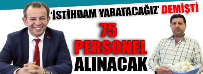 75 personel alınacak