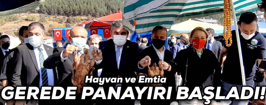 GEREDE PANAYIRI BAŞLADI