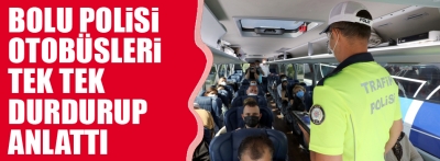 Otobüs Terminali'nde şoför ve yolculara emniyet kemerinin önemi anlatıldı