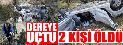 Bolu'da dereye devrilen otomobildeki iki kişi yaşamını yitirdi