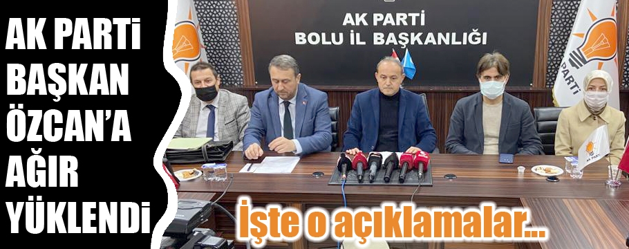 AK Parti'den başkan Özcan'a eleştiri bombardımanı