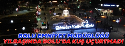 BOLU EMNİYET MÜDÜRLÜĞÜNDEN YILBAŞI TEDBİRLERİ 