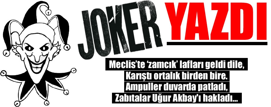 Joker yazdı