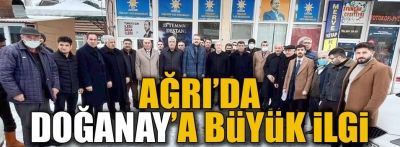 Doğanay'dan Ağrı Teşkilatlarına ziyaret