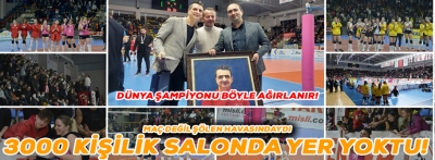 SALONDA VOLEYBOL ŞÖLENİ VARDI!