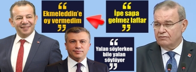 Başkan Özcan Ekmeleddin'e oy verip paylaşmış