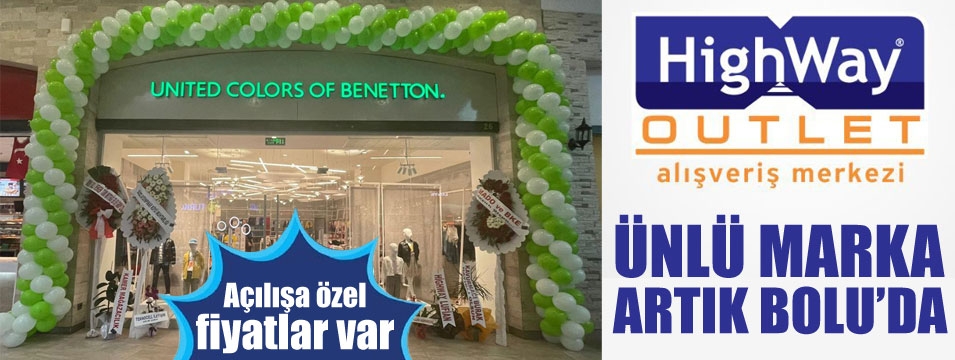 Dünyaca ünlü marka HİGHWAY OUTLET'de