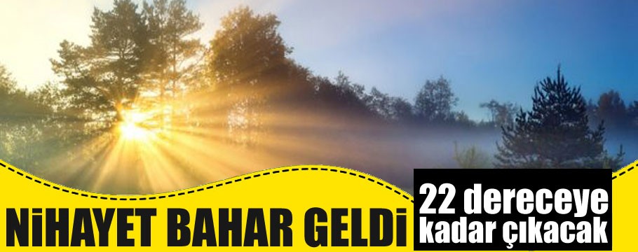 Nihayet bahar geldi