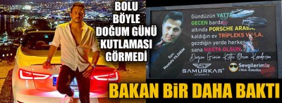 Bolu böyle doğum günü kutlaması görmedi