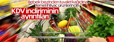 KDV indiriminin ayrıntıları belli oldu