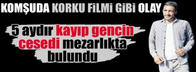 Komşuda korku filmi gibi olay