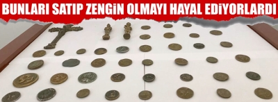 Tarihi eser ve uyuşturucu operasyonunda 2 kişi gözaltına alındı